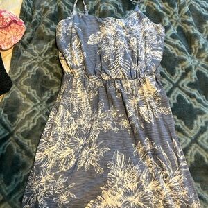 Floral Blue and White Old Navy Sundress